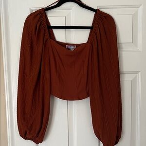Urban Outfitters Rust Crop Top